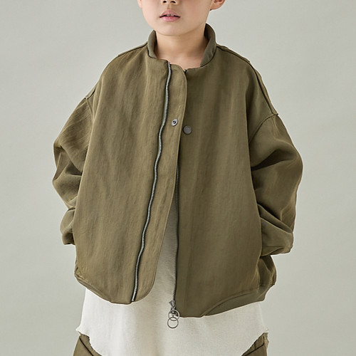 bright twill zip blouson (MB39-1801) | mounten
