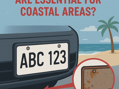 Why Rust-Proof License Plate Holders Are Essential for Coastal Areas?