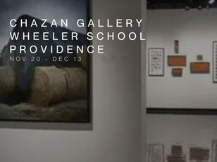 Chazan gallery at the Wheeler School in Providence, Rhode Island