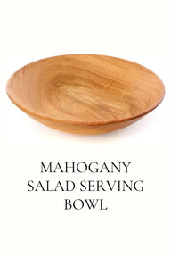 Mahogany Salad Serving Bowl