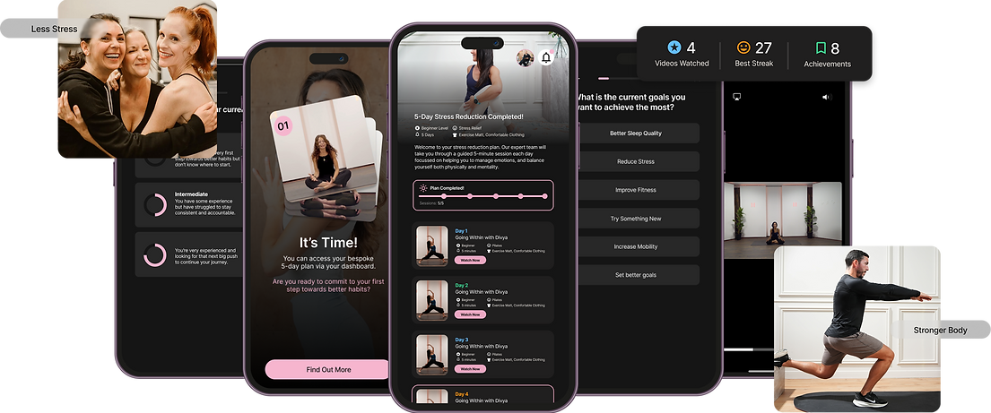 DAILY FIVE app visuals