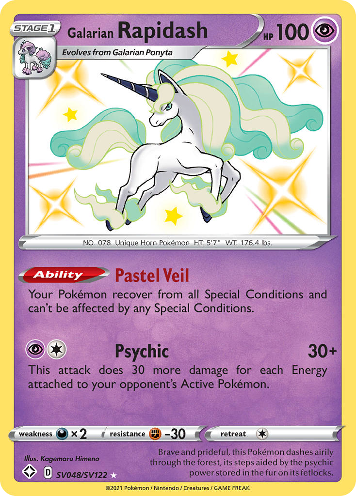 Galarian Rapidash SV048/SV122
