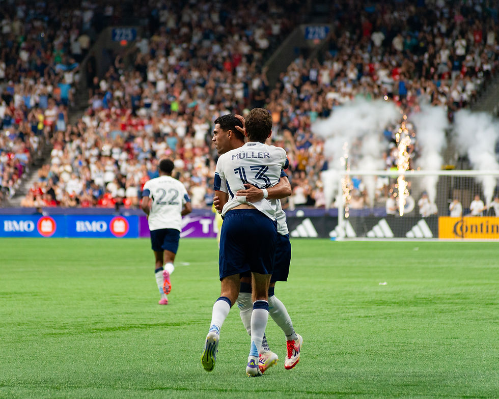 Whitecaps celebration