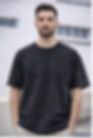 Acid wash Tshirt Black