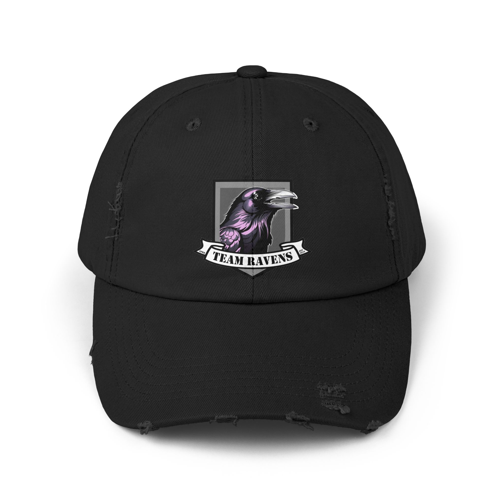 Team Ravens Distressed Cap