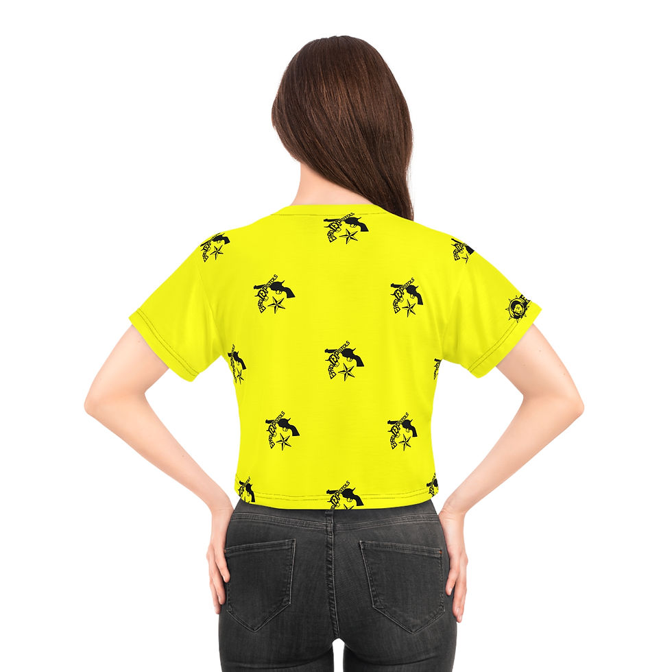 Thumbnail: TexPistols Yellow Crop Tee