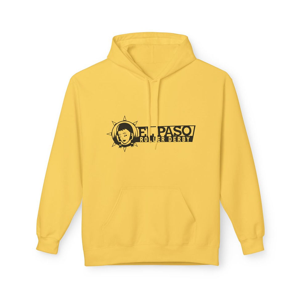 Thumbnail: El Paso Roller Derby Hoodie (Black Logo)