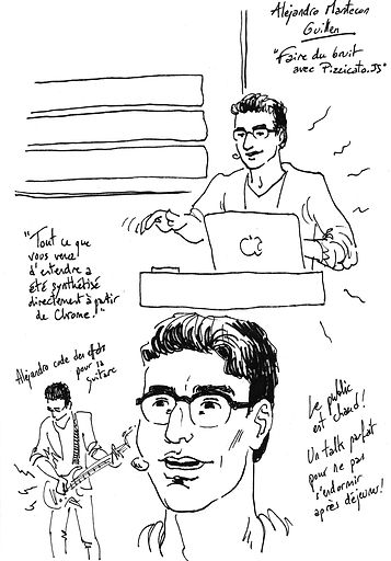 BestofWeb conference event livesketching sketchbook portrait speaker 