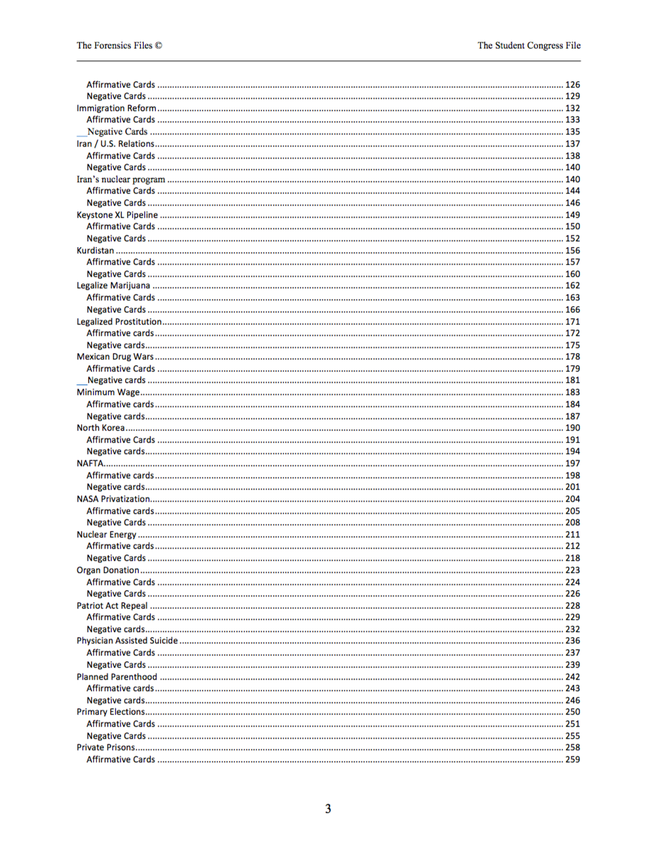 Thumbnail: Congressional Debate File (1st - 50 Topics)