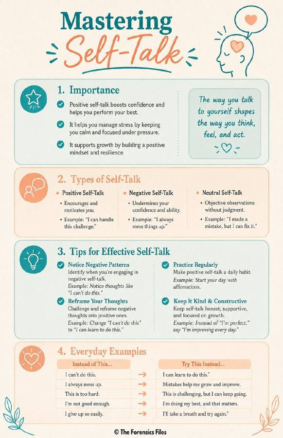 Mastering Self-Talk - Intrapersonal Communication Poster