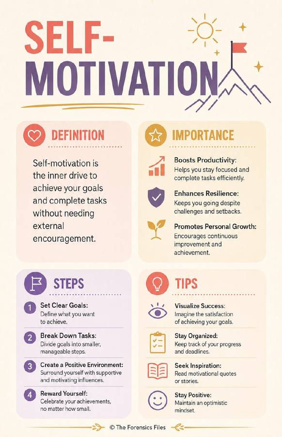 Self-Motivation - Intrapersonal Communication Poster