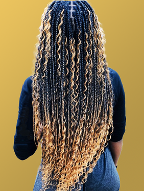 Boho braids have taken the foundation of pick-and-drop braids and elevated the style. The biggest change: the length of the base braids. pick-and-drop braids were usually about three inches long, with loose waves or curls at the ends of the braids.