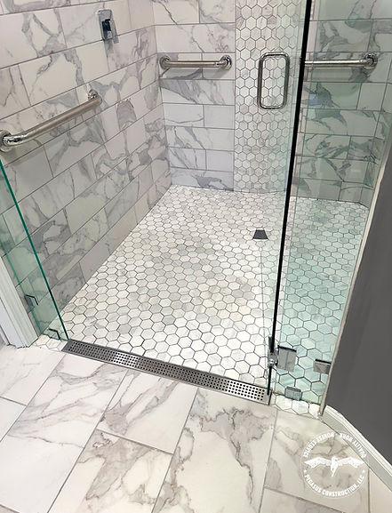Accessible Shower built from scratch