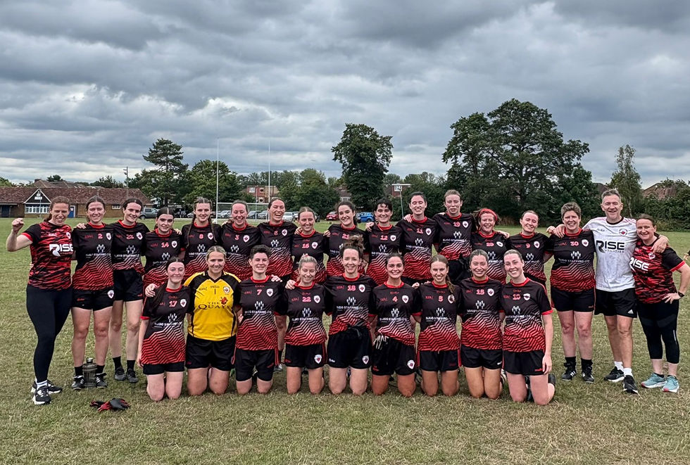 Holloway Gaels Juniors after securing their place in the 2025 County Final with a win over Tara Juniors