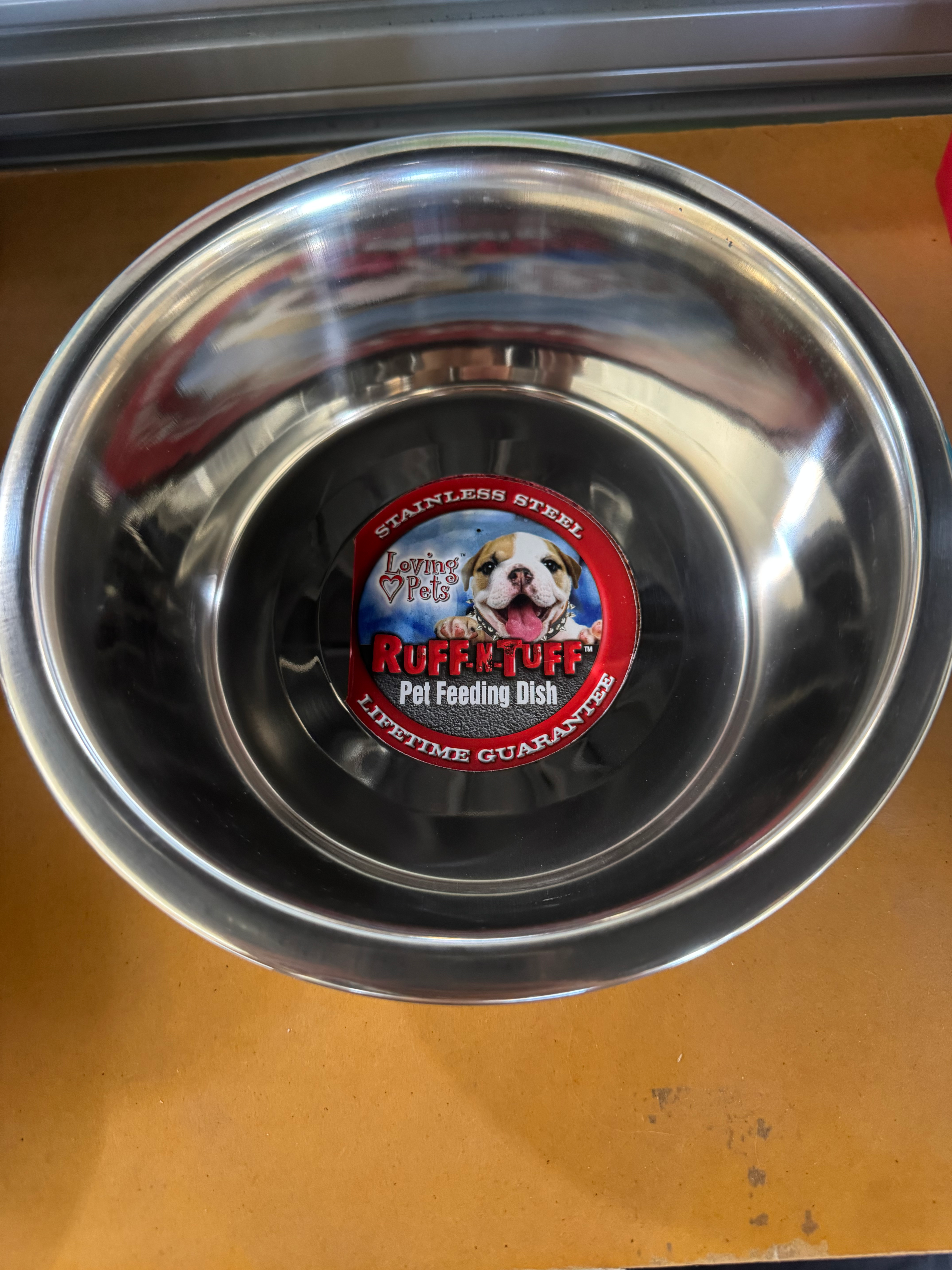 Stainless Steel Bird Bowl - 2 QTS