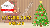 Confusions de lecture A-AN - Niveau 2 - Le sapin a des boules