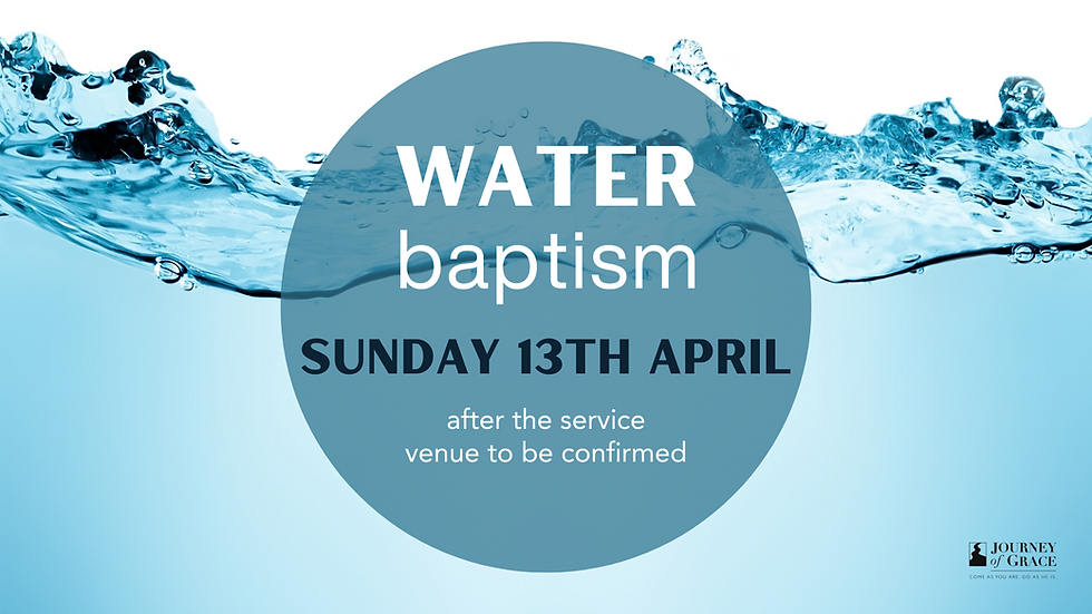 Water Baptism 13 April 2025
