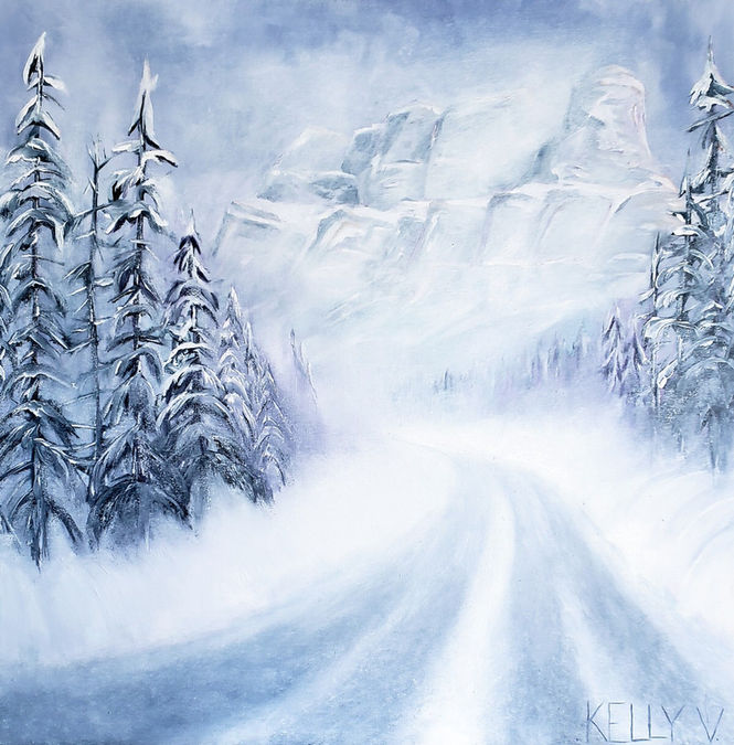 Towards Adventure 2021 - Oile On Canvas - 20_x20_ - Kelly VanderBeek.jpg