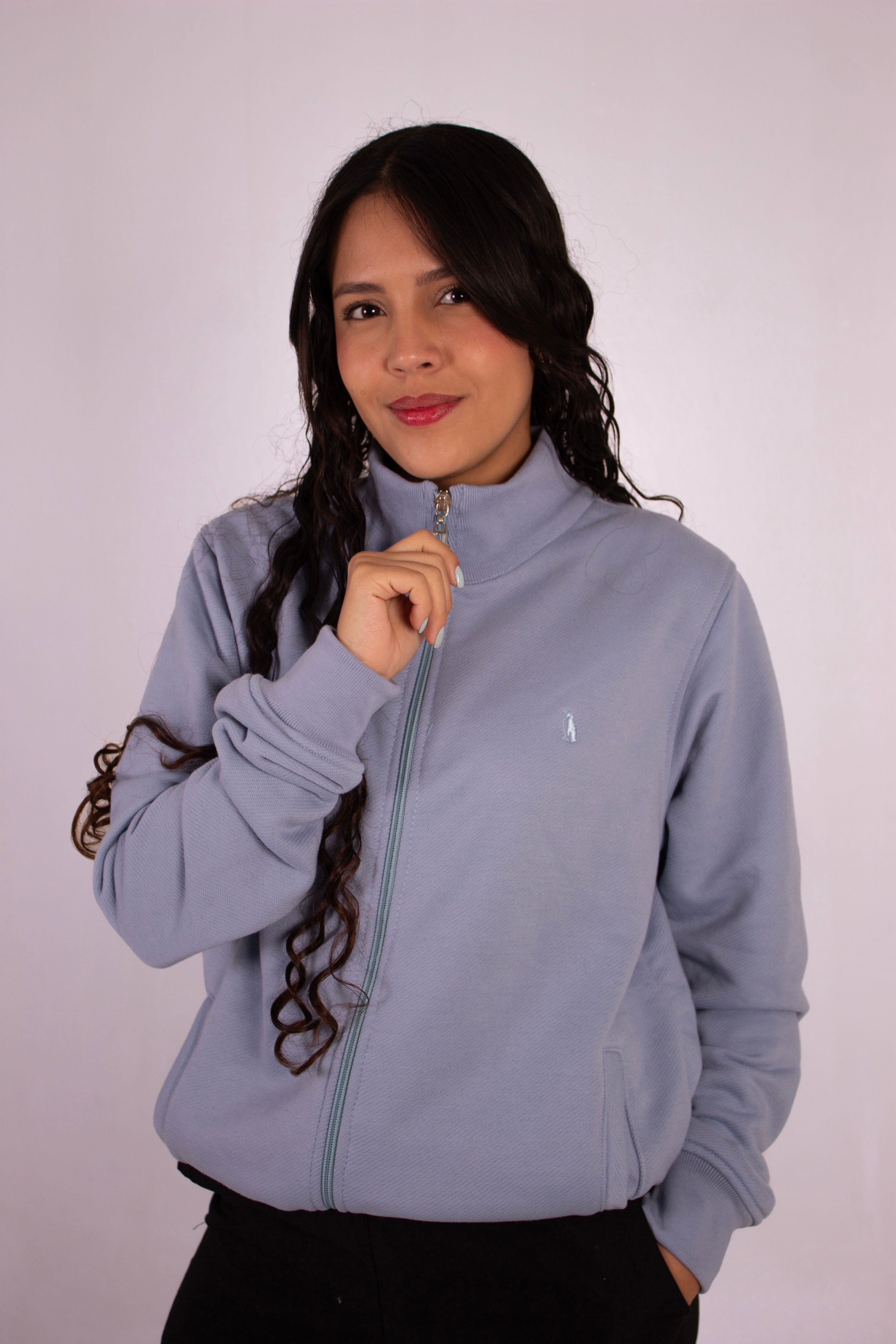 Saco Cuello Alto | Azul
