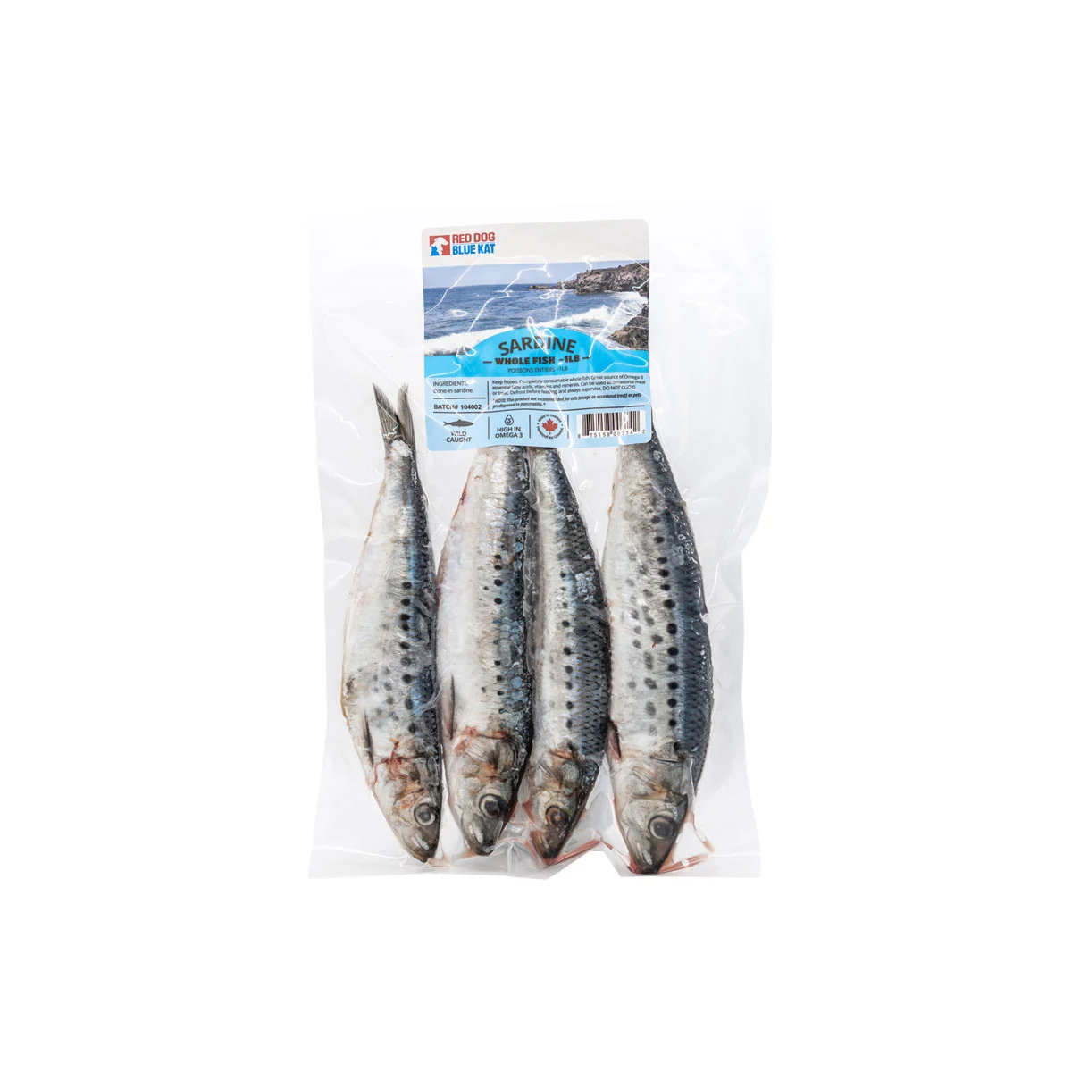 Red Dog Blue Kat Sardines Raw