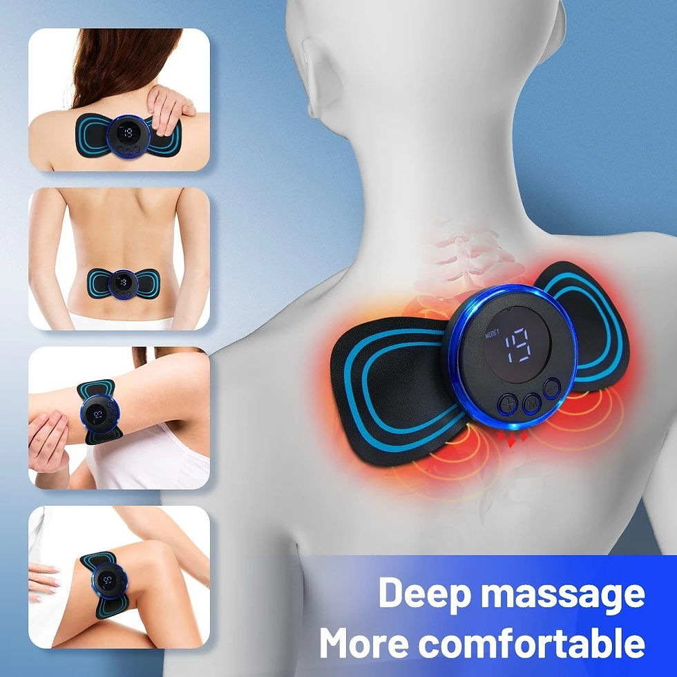 Miniatura: Portable Electric Pulse Neck and Shoulder Massager