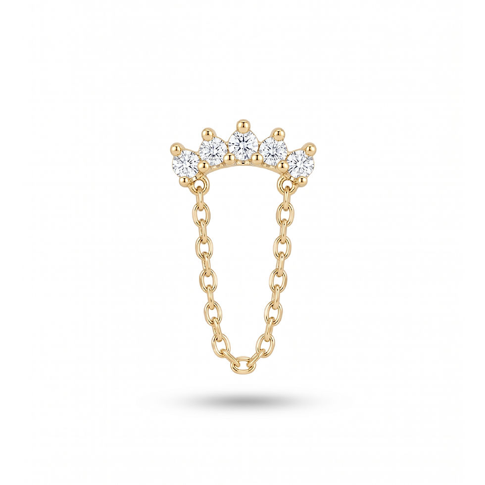 The Glow-Up Specialist 14K Yellow Gold Piercing