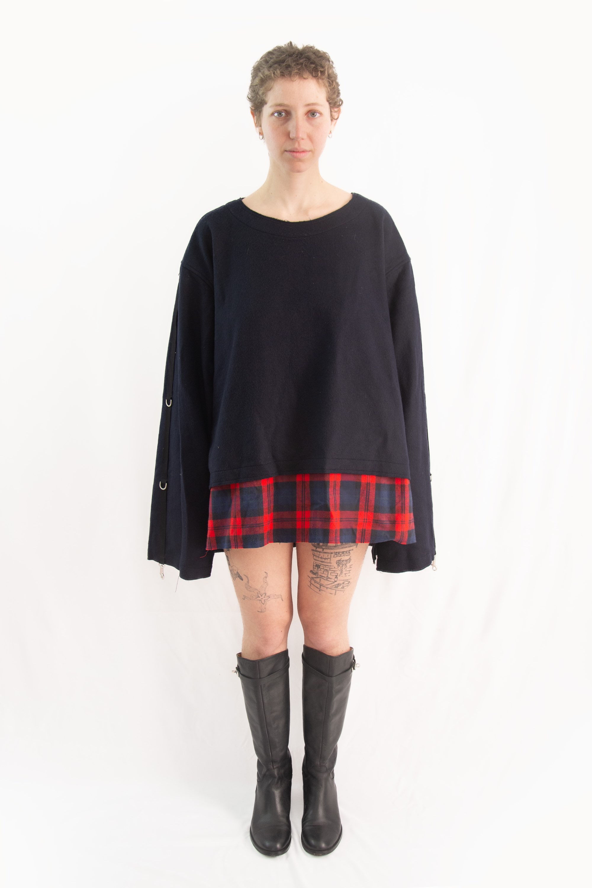 Yohji Yamamoto woollen oversized sweater top size L-XL 