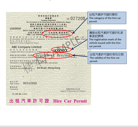 HIRECAR PERMIT