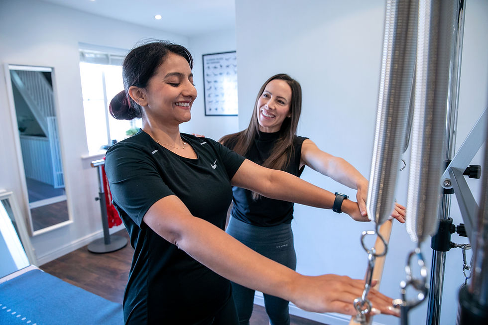 Pilates studio at Firefly Pilates in Potters Bar