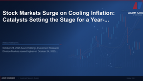 Stock Markets Surge on Cooling Inflation: Catalysts Setting the Stage for a Year-End Rally