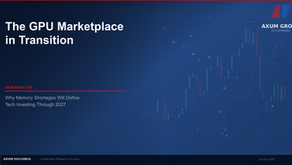 The GPU Marketplace in Transition: Why Memory Shortages Will Define Tech Investing Through 2027