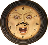 Papermache moon clock.jpg