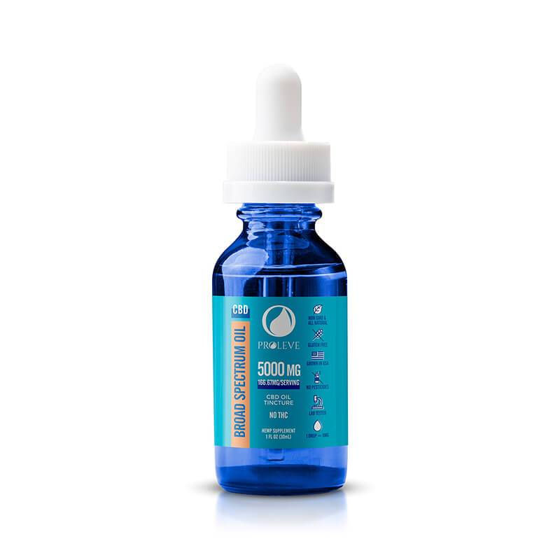 Thumbnail: Proleve - CBD Tincture - Broad Spectrum Oil - 500mg-5000mg