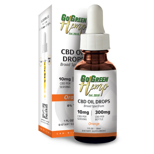 Thumbnail: GoGreen Hemp CBD Premium Orange Oil Drops