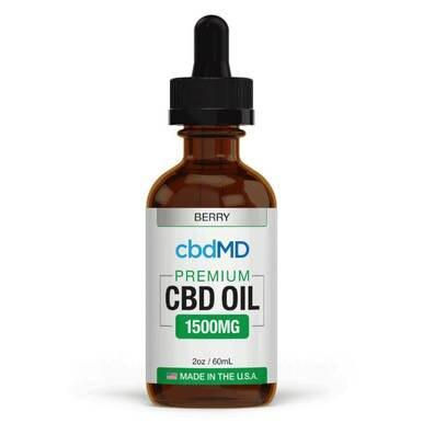 Thumbnail: cbdMD - CBD Tincture - Broad Spectrum Berry - 300mg-7500mg