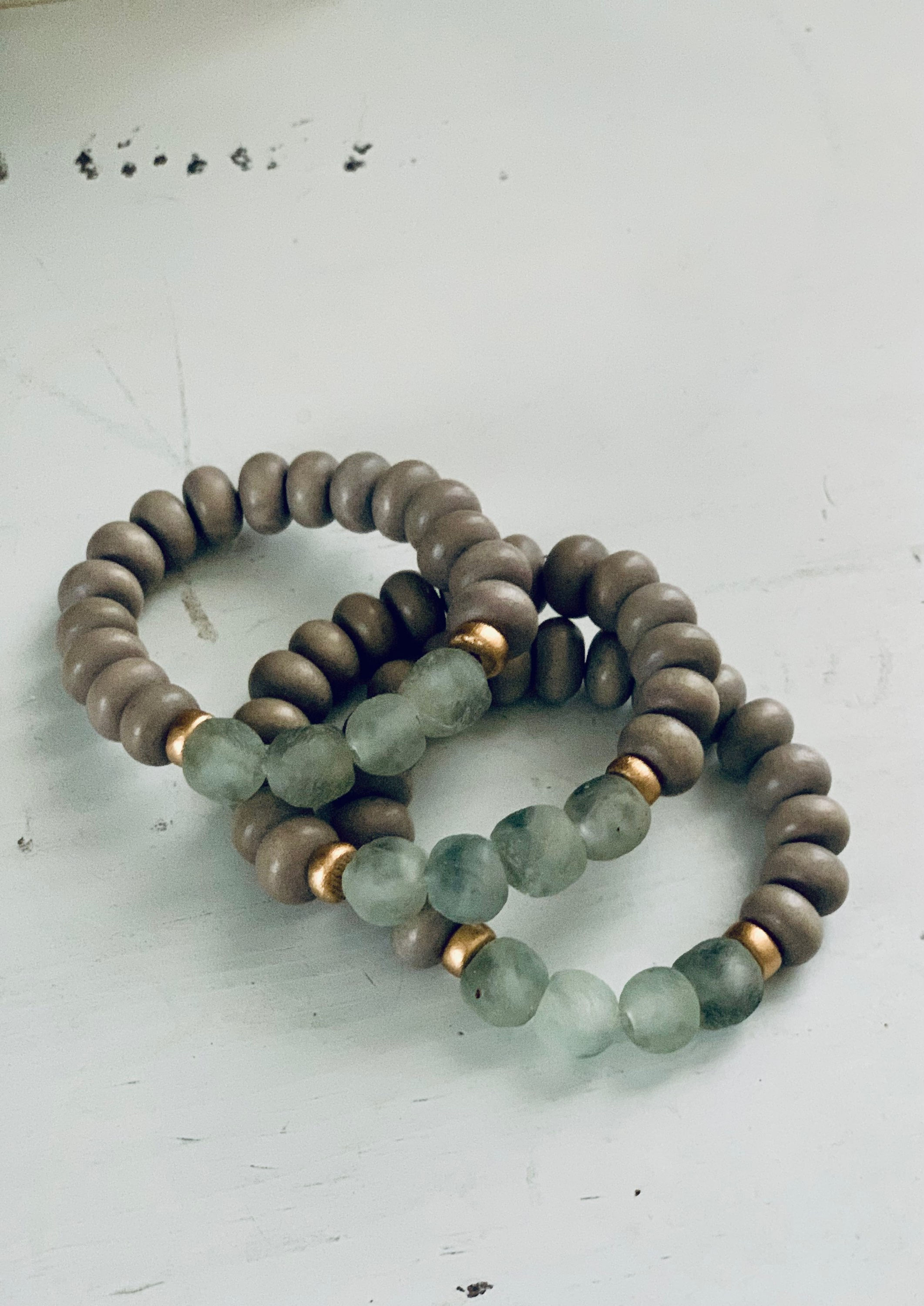 Peppercorn Glass Bracelet 