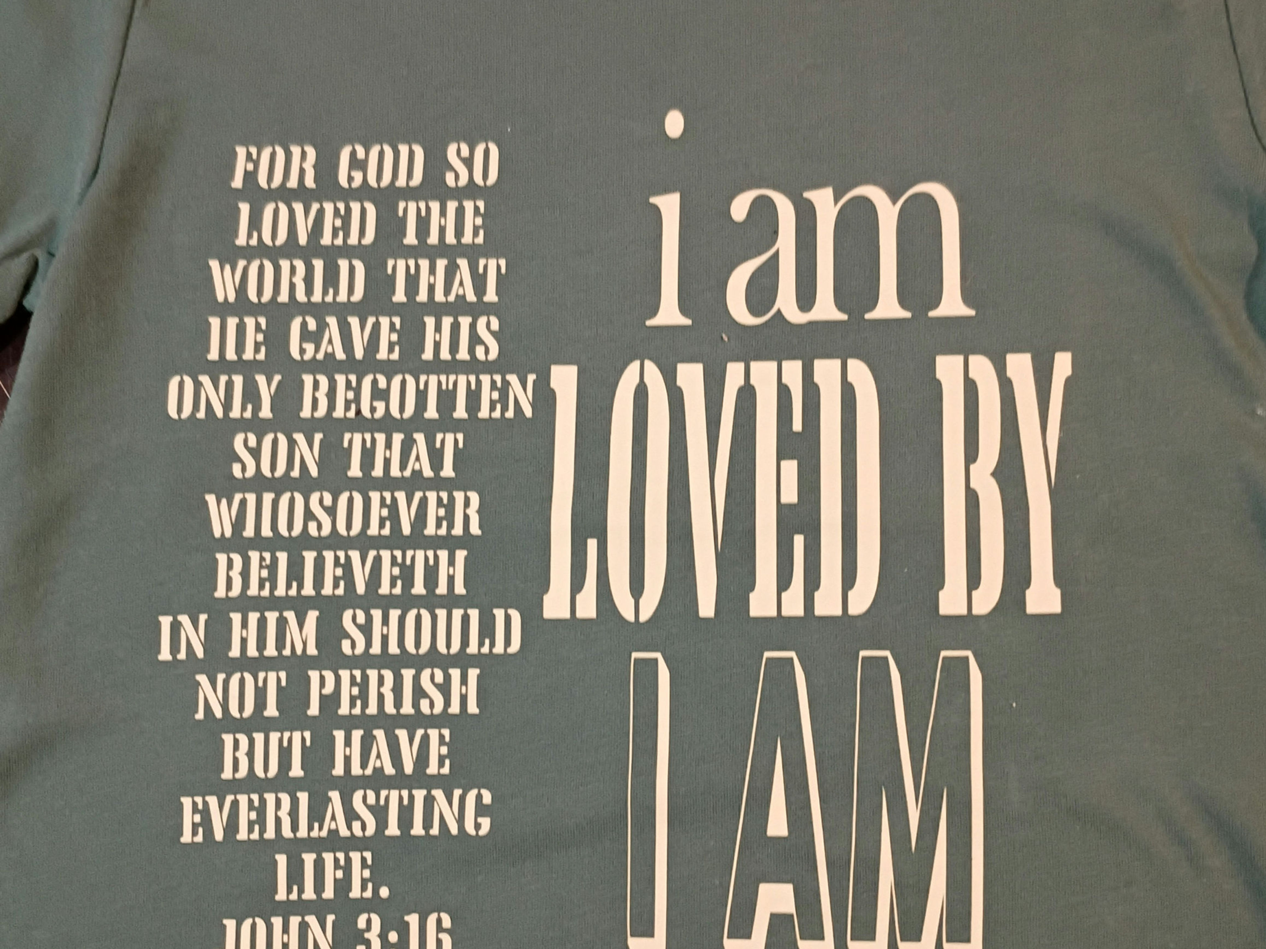 Loved by I AM kid's T-shirt 