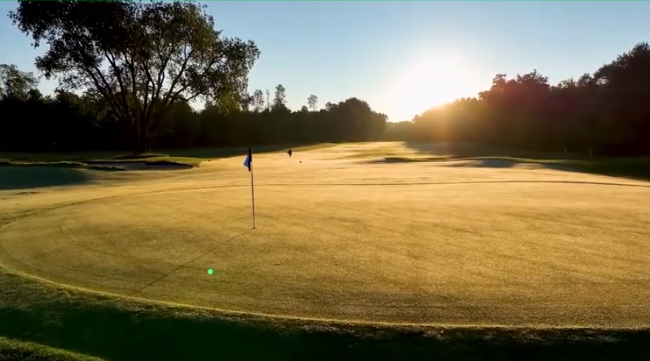Crystal Mountain Resort in Thompsonville Michigan featuring Mountain Ridge golf course, resort lodging, and scenic northern Michigan landscape