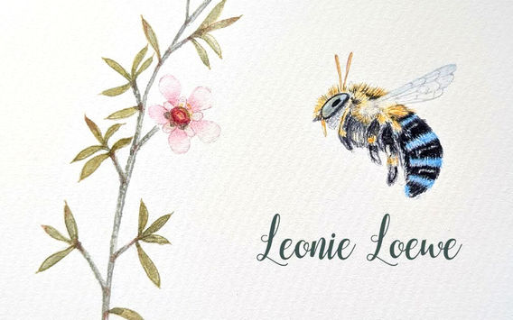 Painting of Native Bee