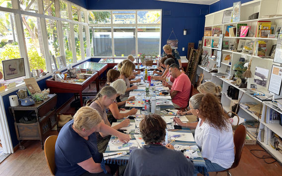 Group watercolour workshop
