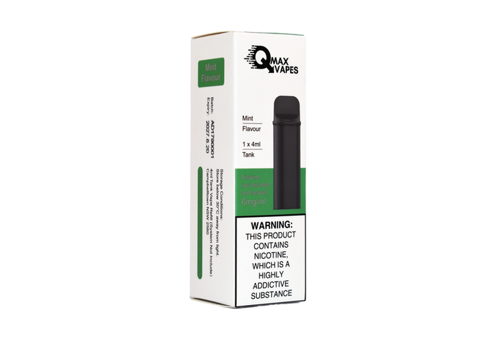 QMax Mint Flavour Refill Tank