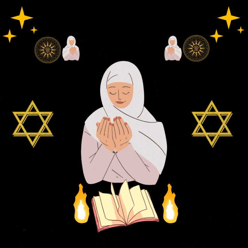 منشور Instagram اسود ملون لأدعية و اقتباسات.gif