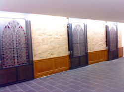 Cadres métalliques support vitraux