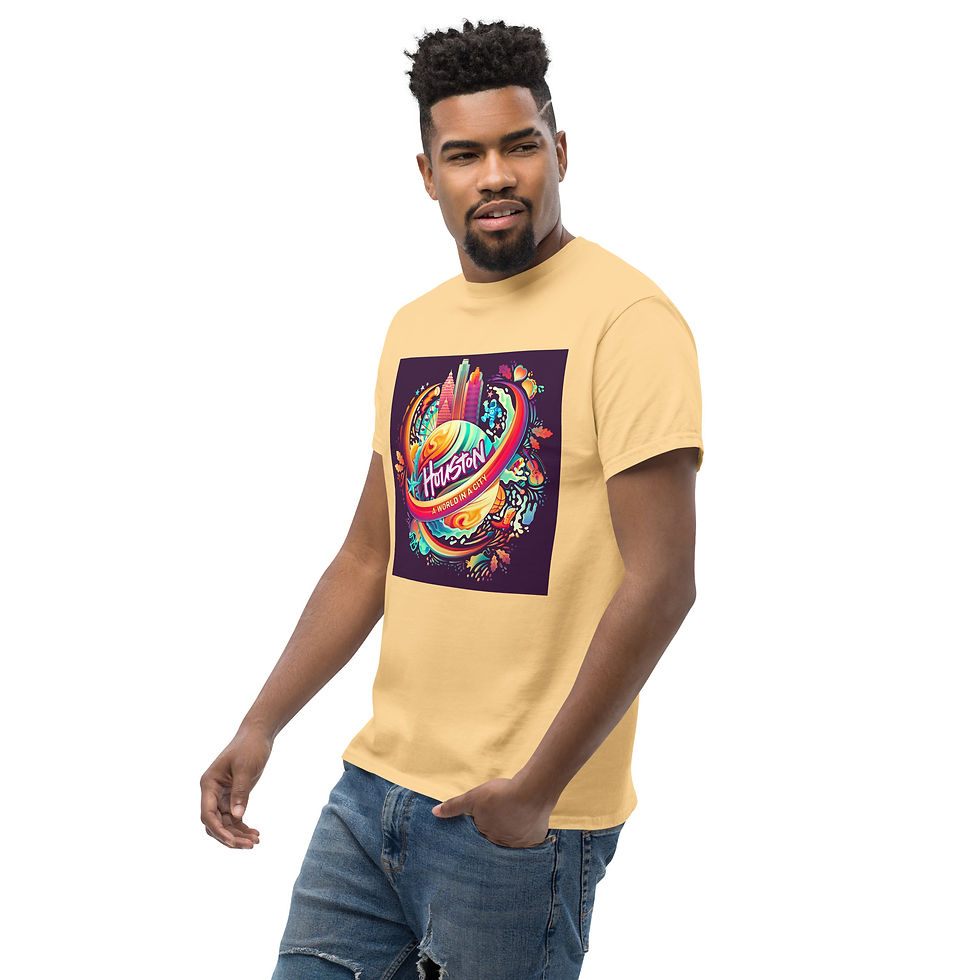 Thumbnail: Unisex Classic Tee - HOUSTON - A world In A City