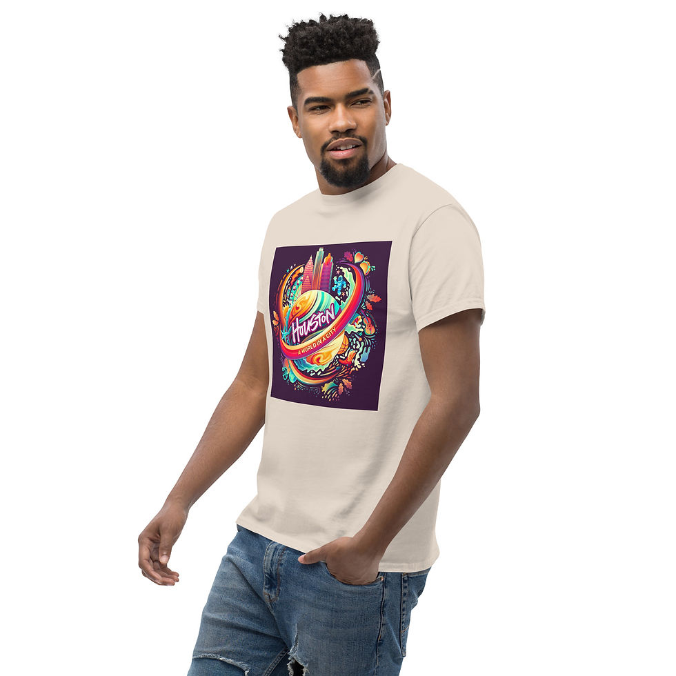 Thumbnail: Unisex Classic Tee - HOUSTON - A world In A City