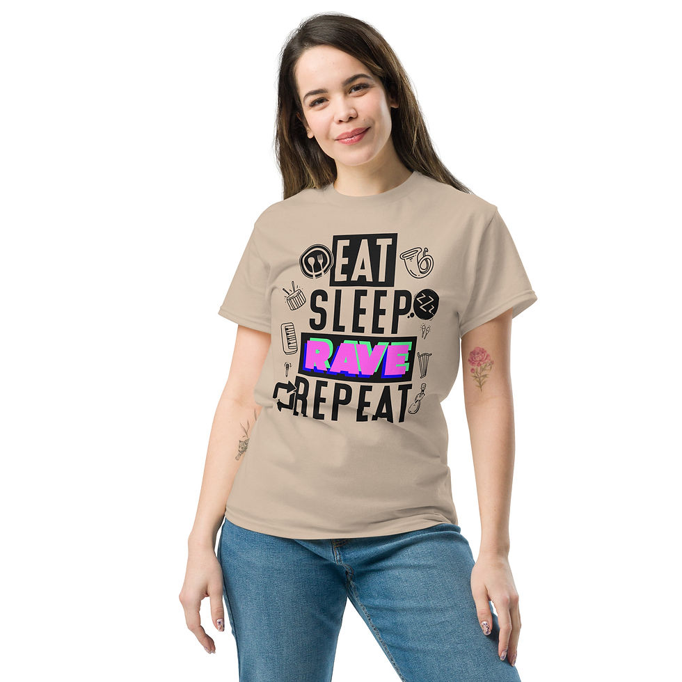 Thumbnail: EAT SLEEP RAVE - Unisex Classic Tee