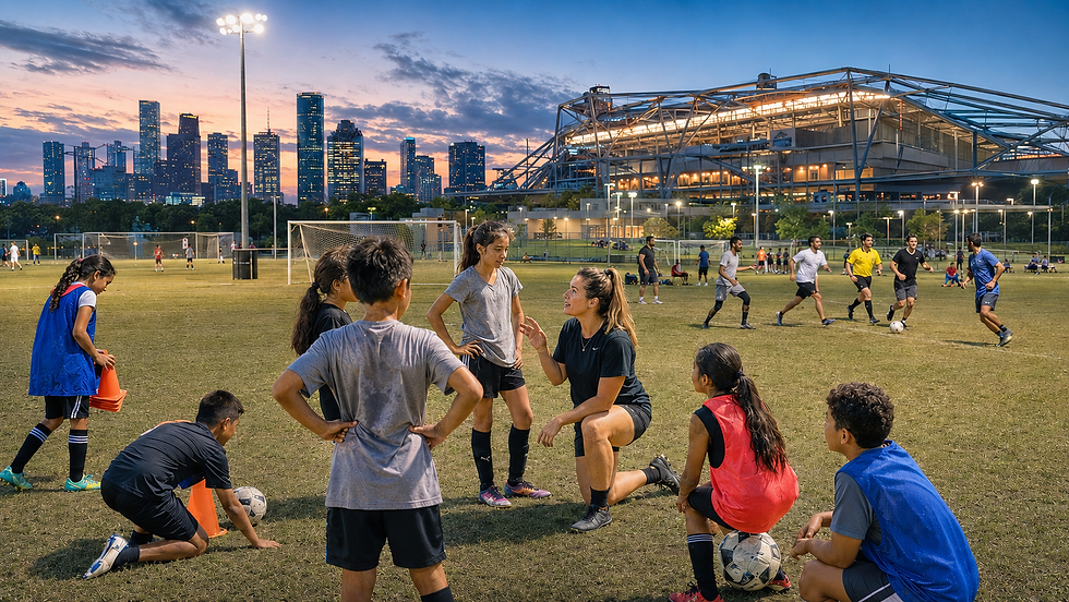 Soccer in Houston exists at many levels, not just professional but from high school to recreational.