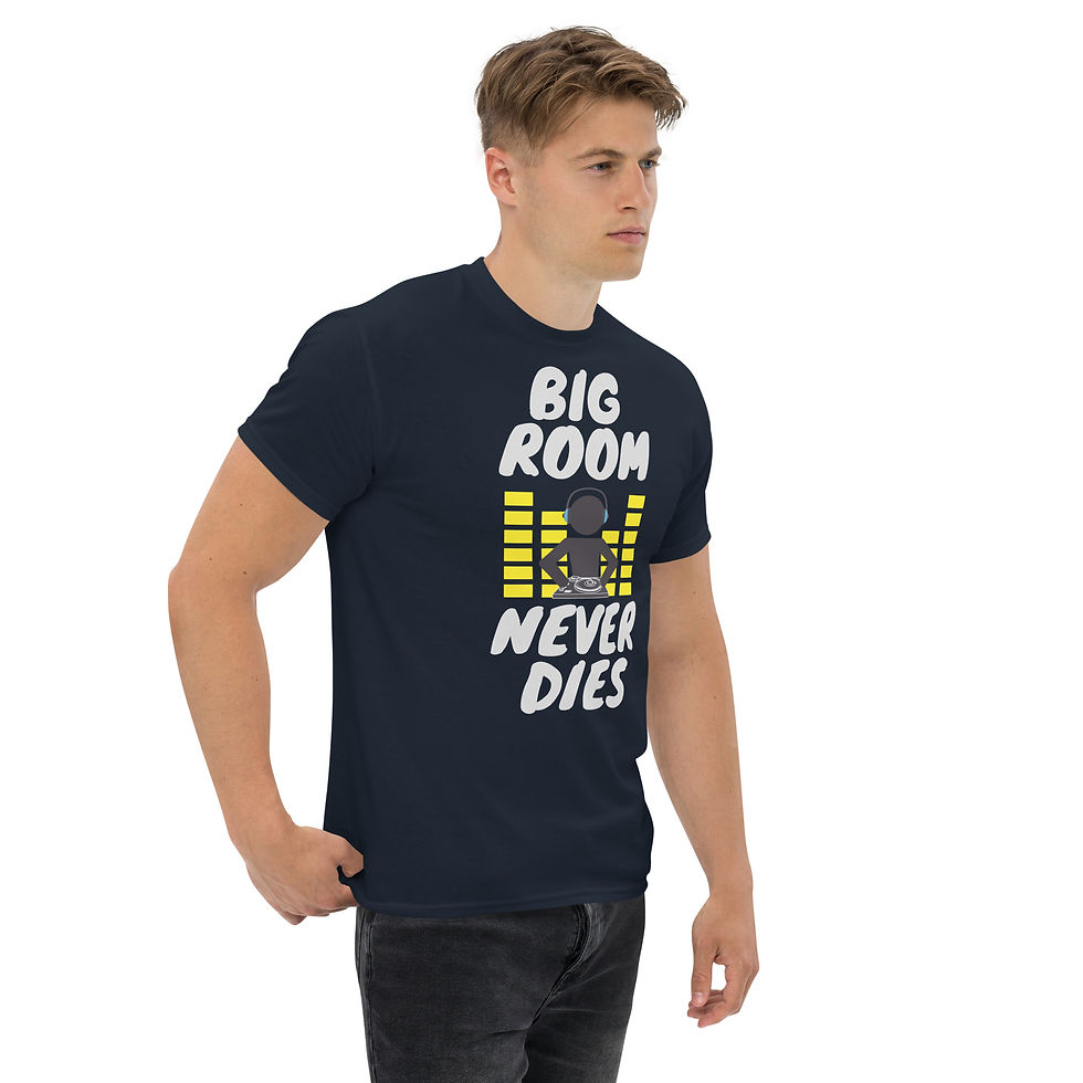 Thumbnail: BIG ROOM NEVER DIES - Unisex Classic Tee (Dark)