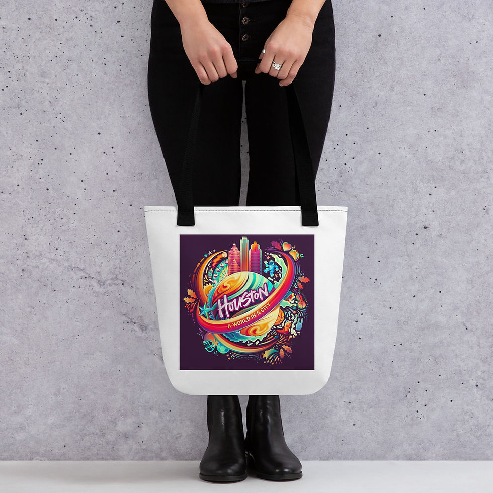 Thumbnail: Tote Bag - HOUSTON - A World In A City