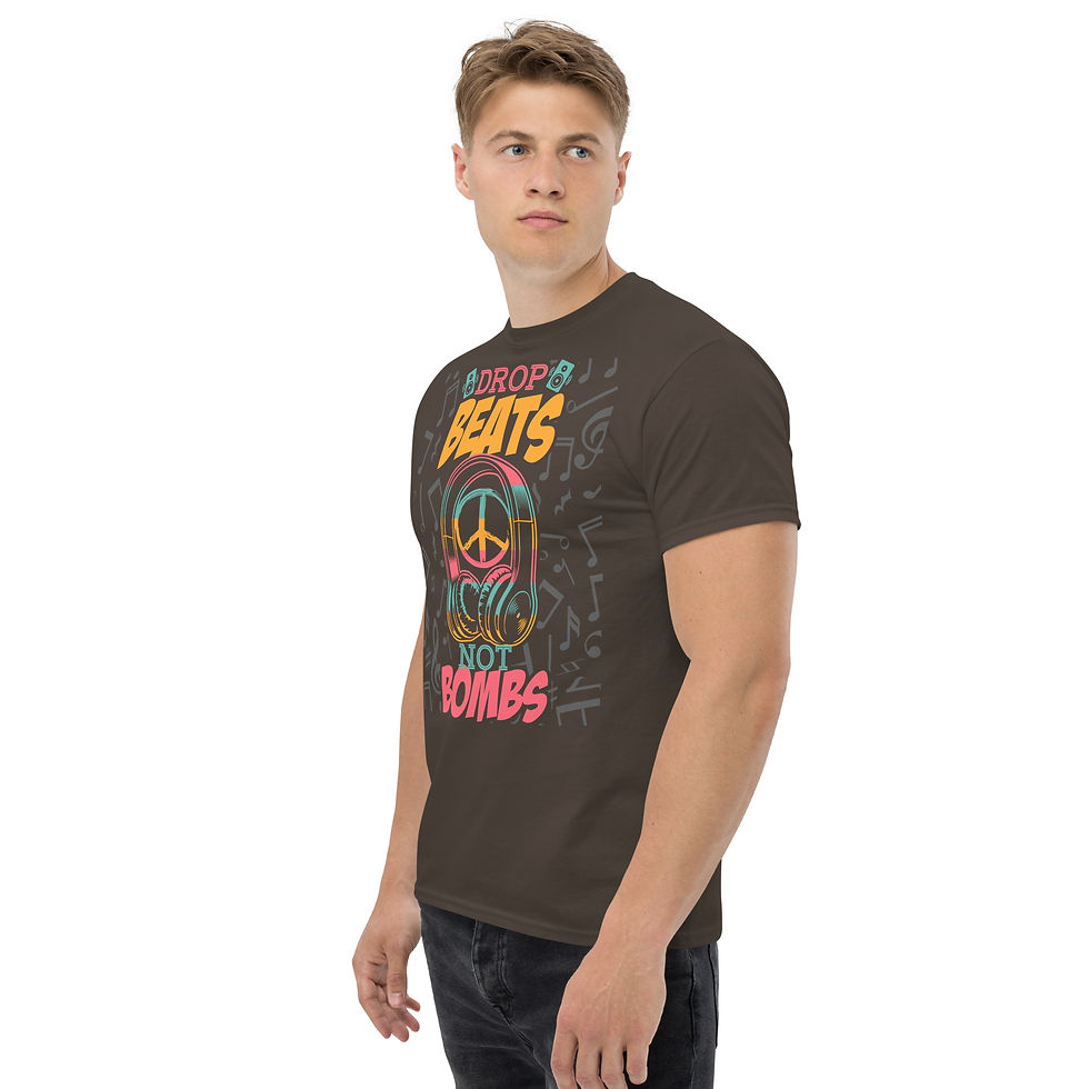 Thumbnail: DROP BEATS NOT BOMBS - Unisex Classic Tee